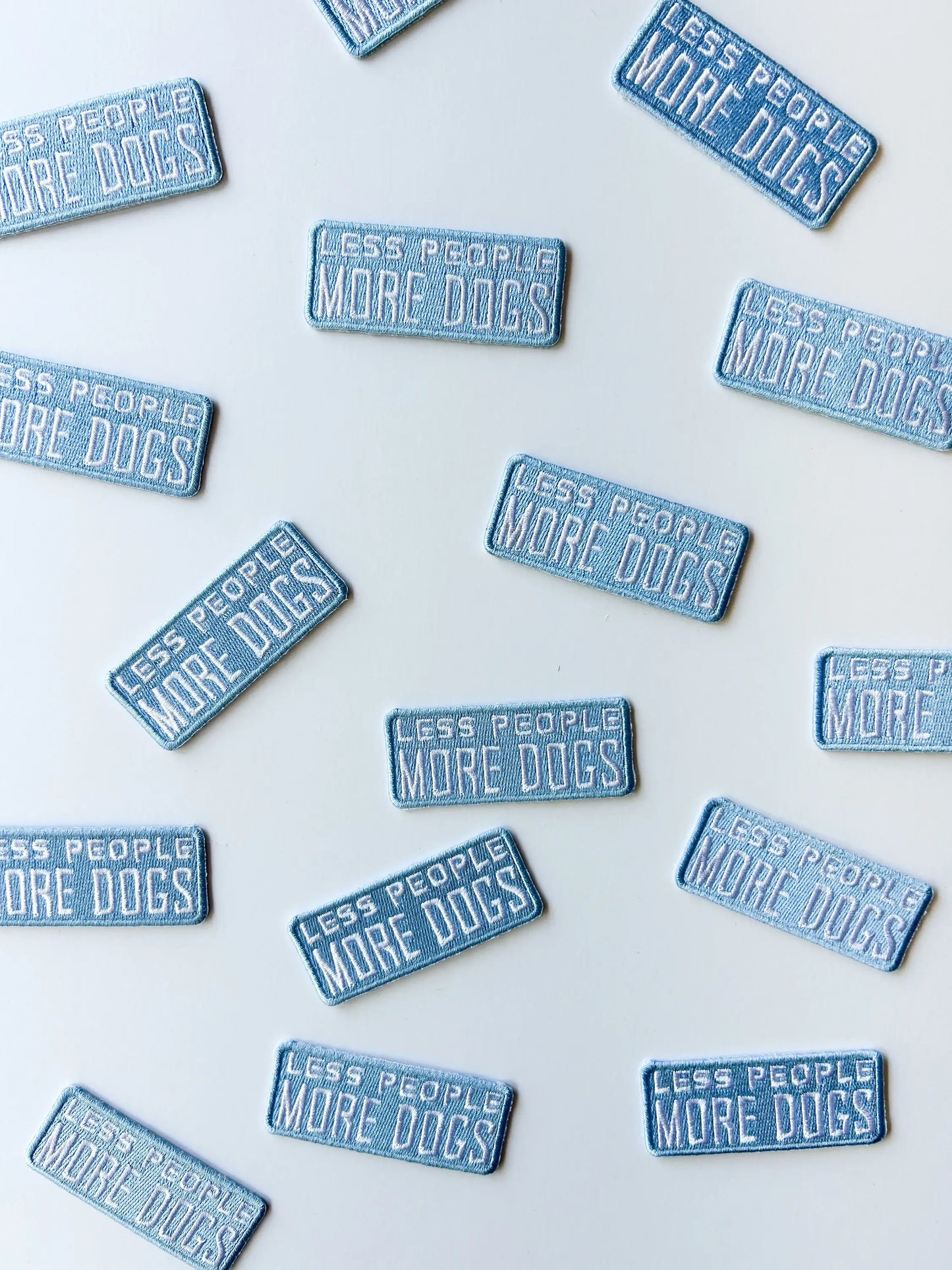 Less People More Dogs Patch